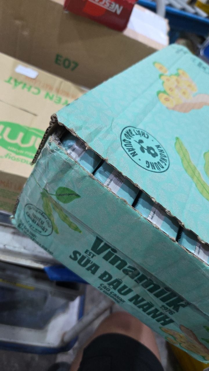 Thùng 48 hộp sữa đậu nành cao canxi Vinamilk 180ml