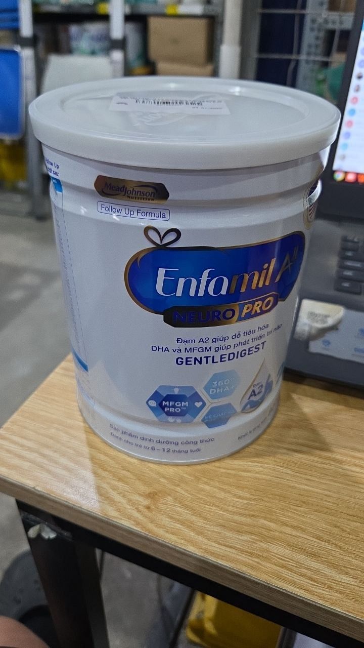 Sữa bột Enfamil A2 Neuropro 2 800g giúp dễ tiêu hóa, hấp thu cho trẻ từ 6-12 tháng tuổi