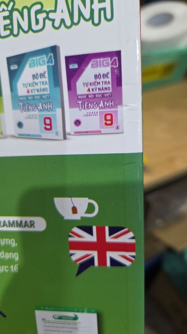 Sách Big 4 bộ đề tự kiểm tra 4 kỹ năng Nghe - Nói - Đọc - Viết tiếng Anh (cơ bản và nâng cao) lớp 8 tập 2 (Global)