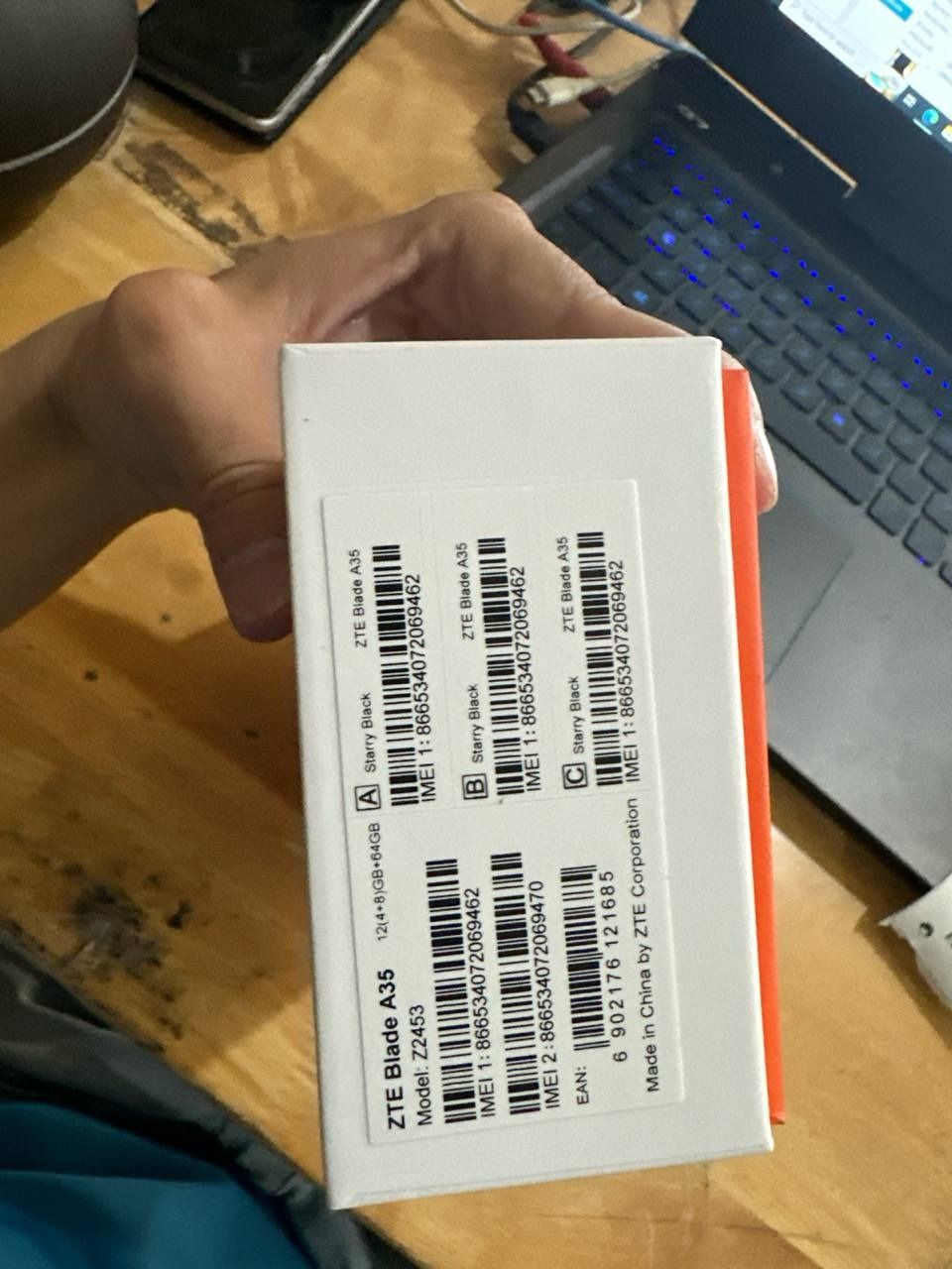 Điện thoại ZTE Blade A35 4GB/64GB - Hàng Chính Hãng - Màu Đen