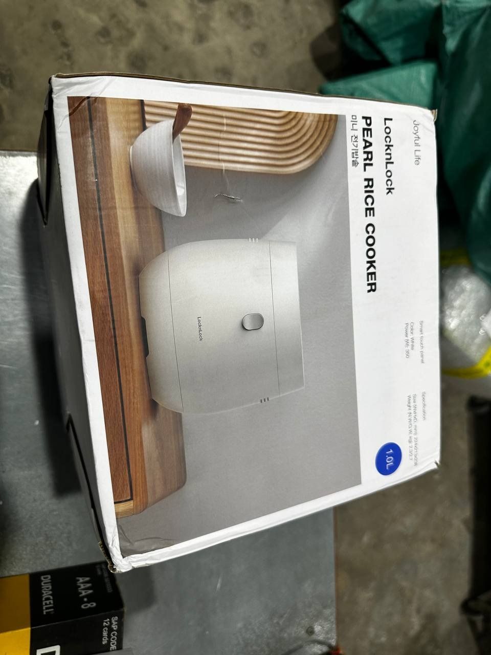 Nồi cơm điện tử Locknlock Pearl rice cooker EJR376WHT - 220-240V, 50-60Hz, 350W, Dung tích 1.0L- Màu trắng - Hàng chính hãng