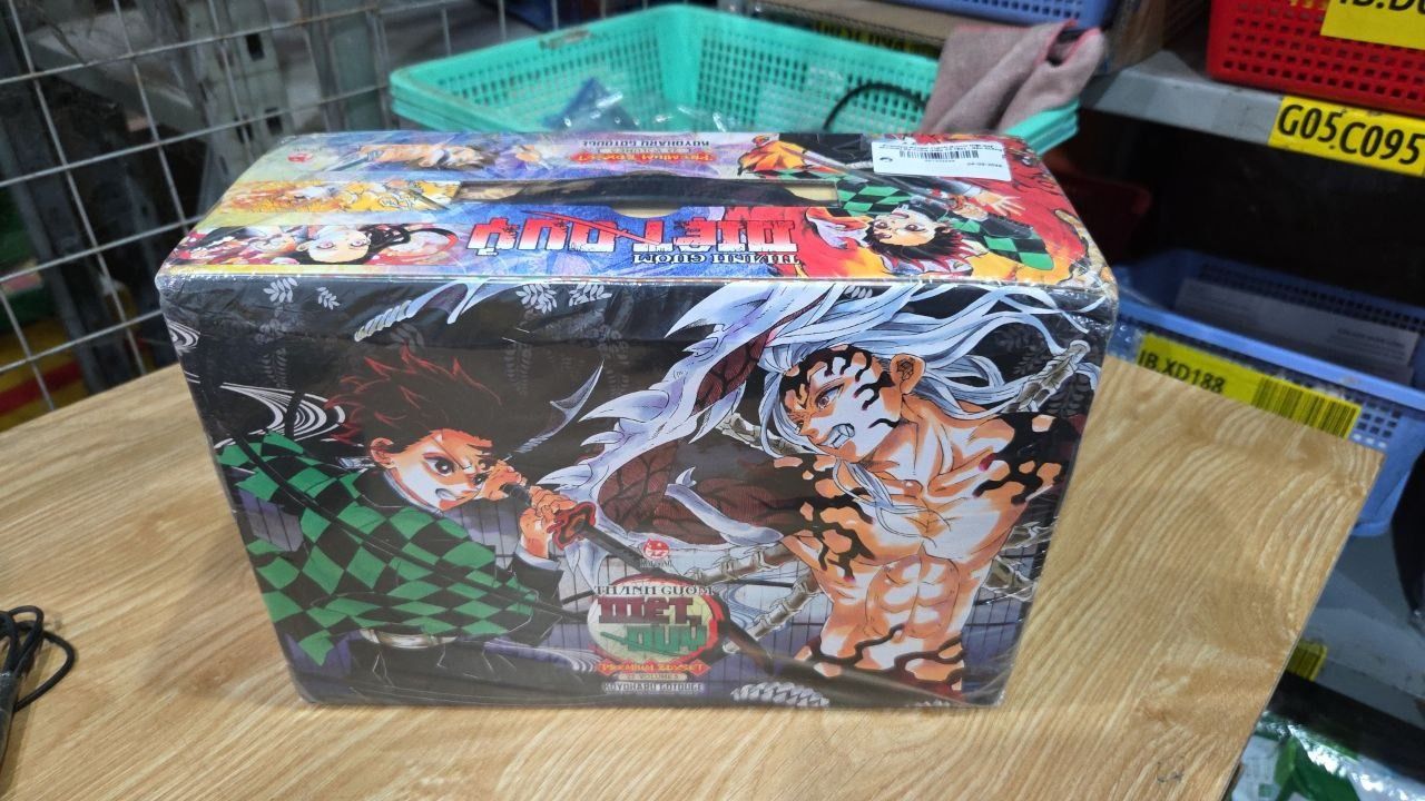 Premium Boxset Thanh Gươm Diệt Quỷ - Kimetsu No Yaiba (Hộp 23 Tập) - Bản Không Tặng Shikishi