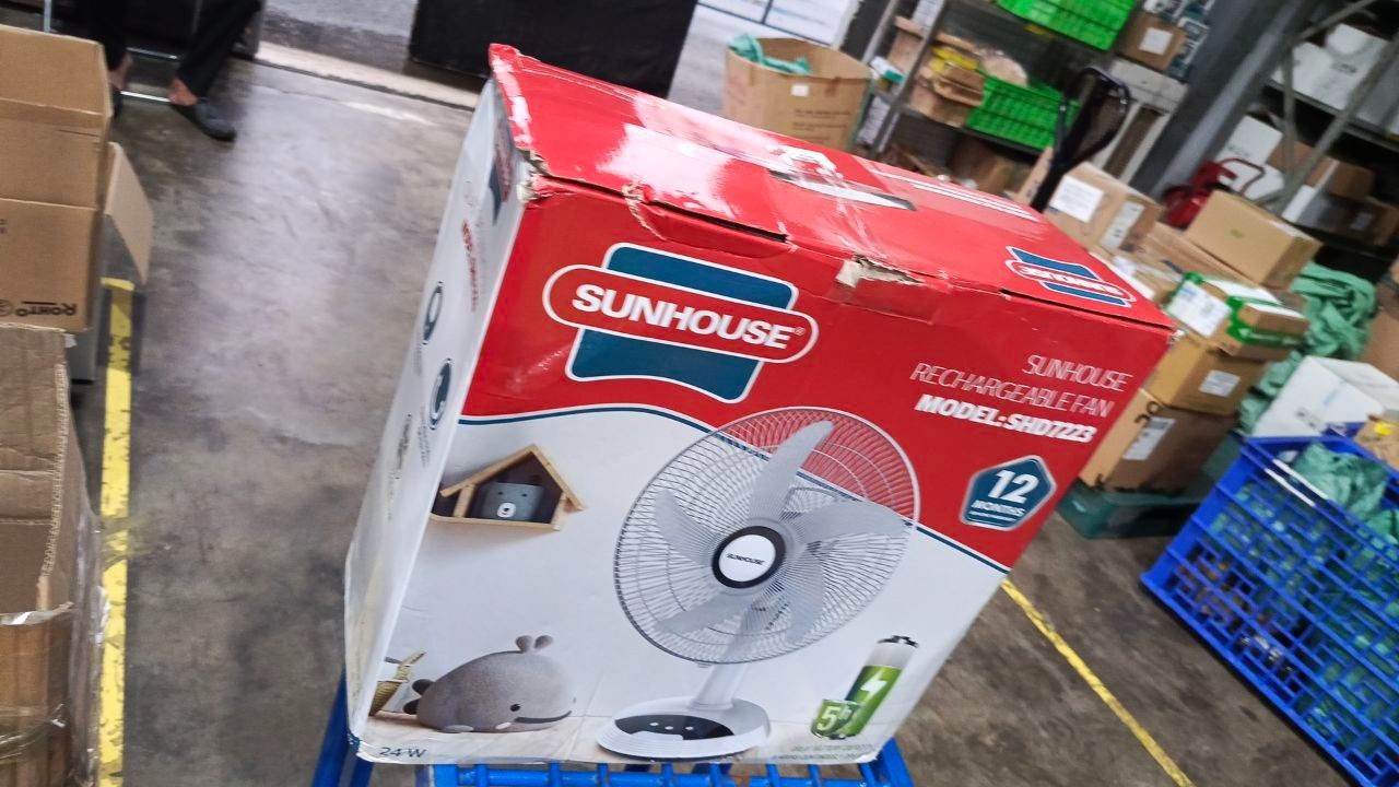 Quạt Sạc Tích Điện Sunhouse SHD7223 (24W) - Hàng Chính Hãng