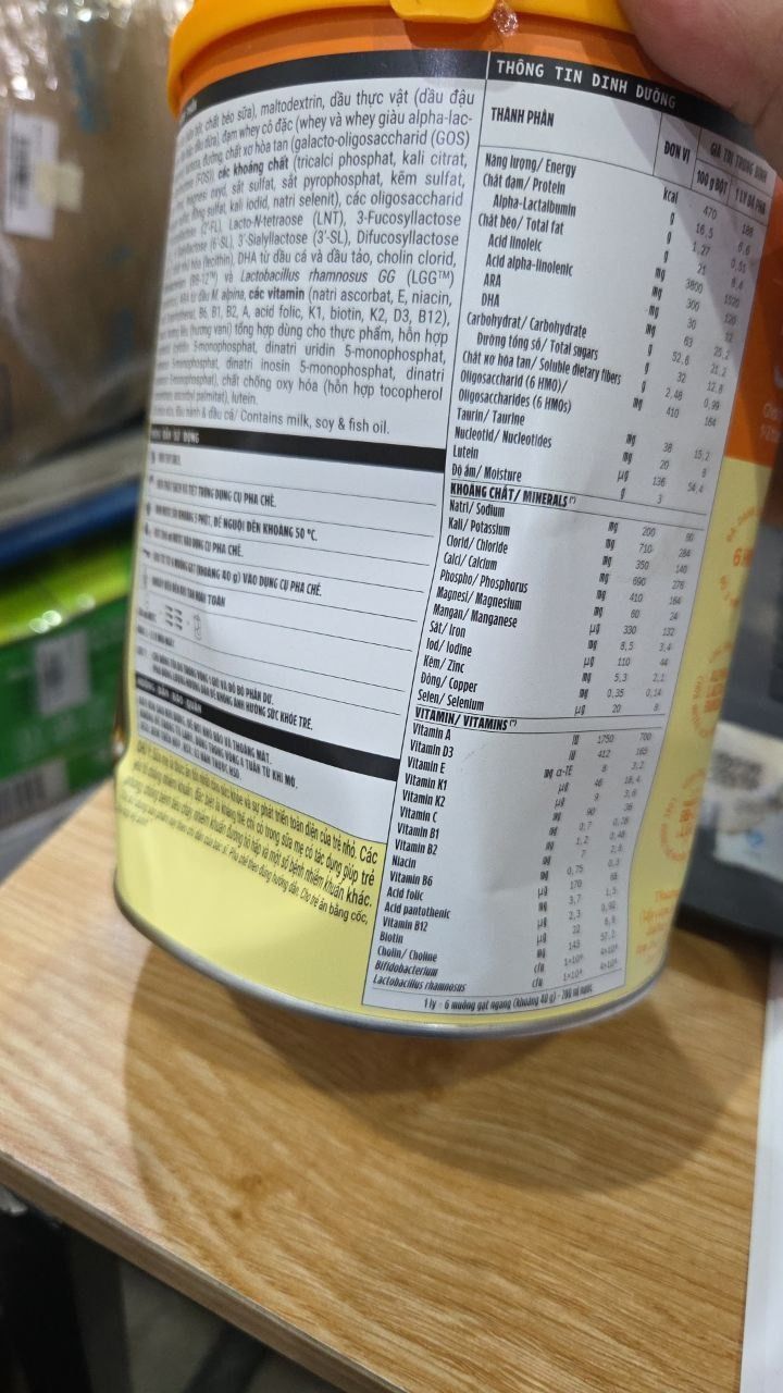 Sữa bột Vinamilk Optimum Gold Step 3 Hộp Thiếc 850g