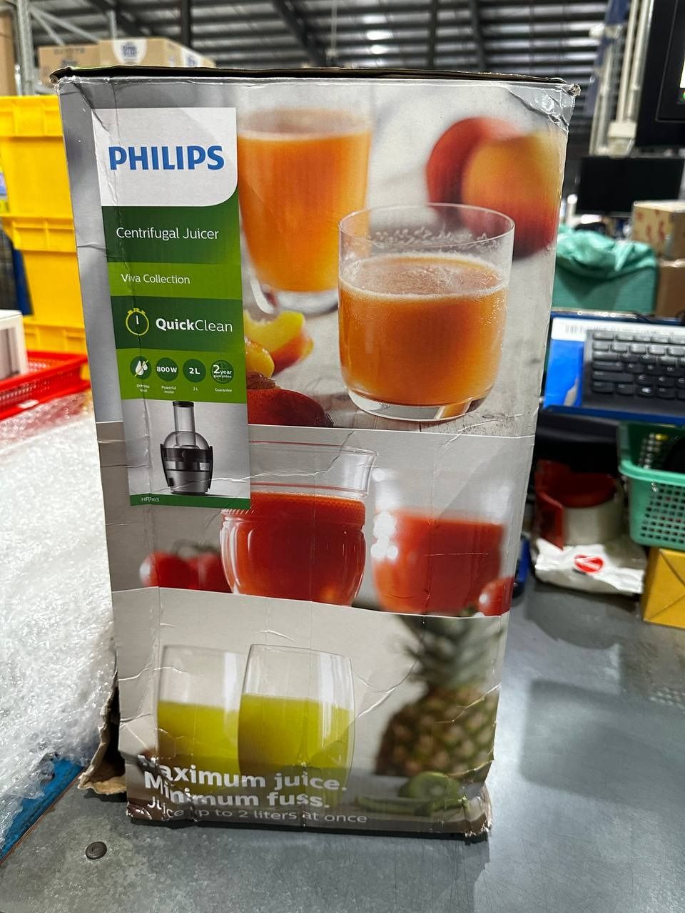 Máy Ép Trái Cây Philips HR1863/20 (800W) - Hàng chính hãng