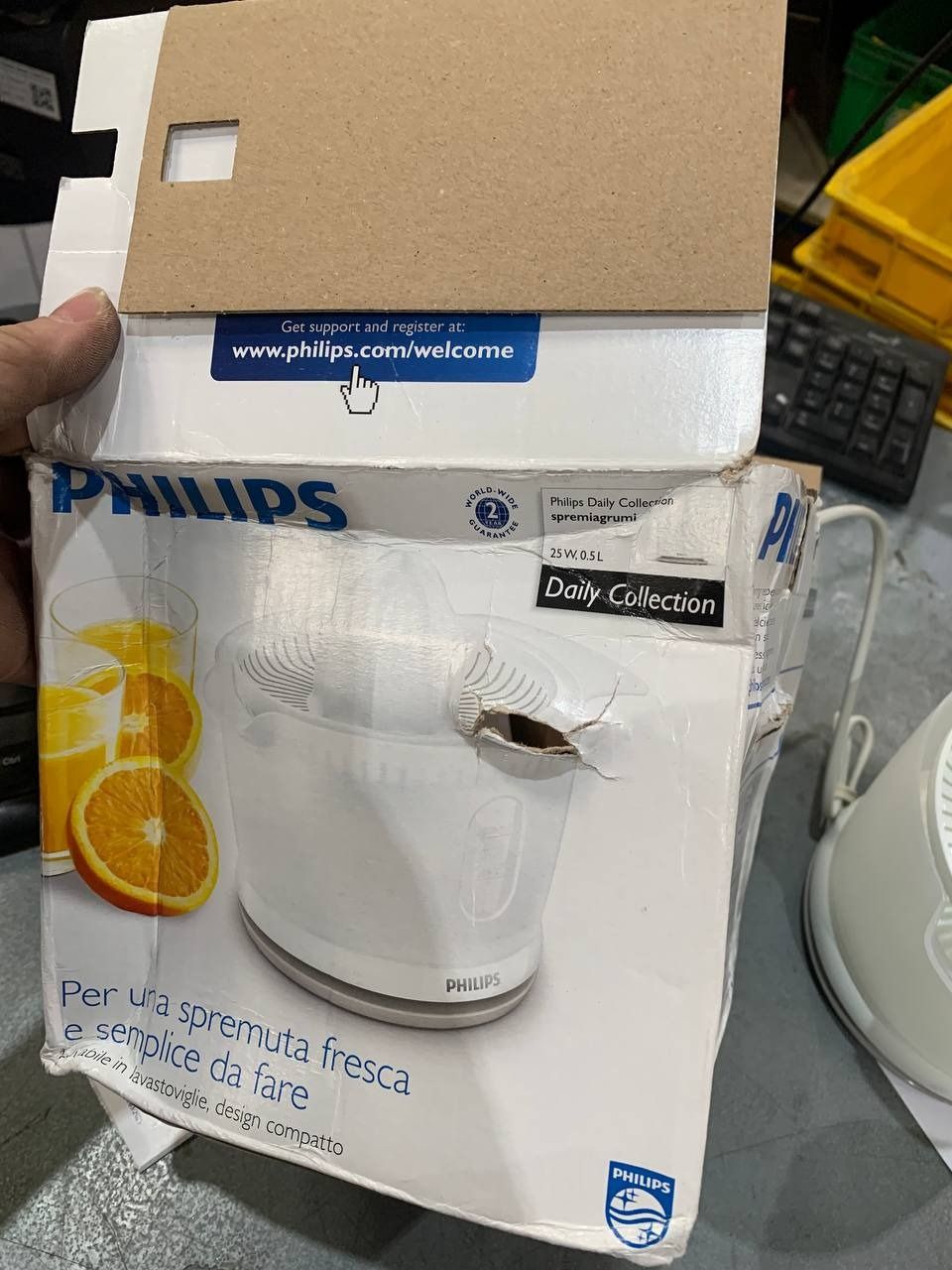 Máy Vắt Cam Philips HR2738/00 25W - Hàng chính hãng