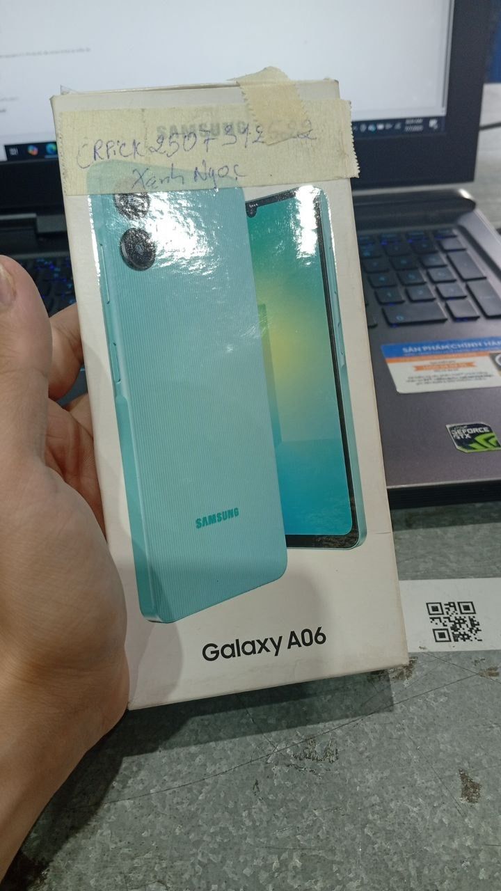Điện Thoại Samsung Galaxy A06 (4GB/128GB) Đã kích hoạt bảo hành điện tử - Hàng Chính Hãng - Xanh Ngọc