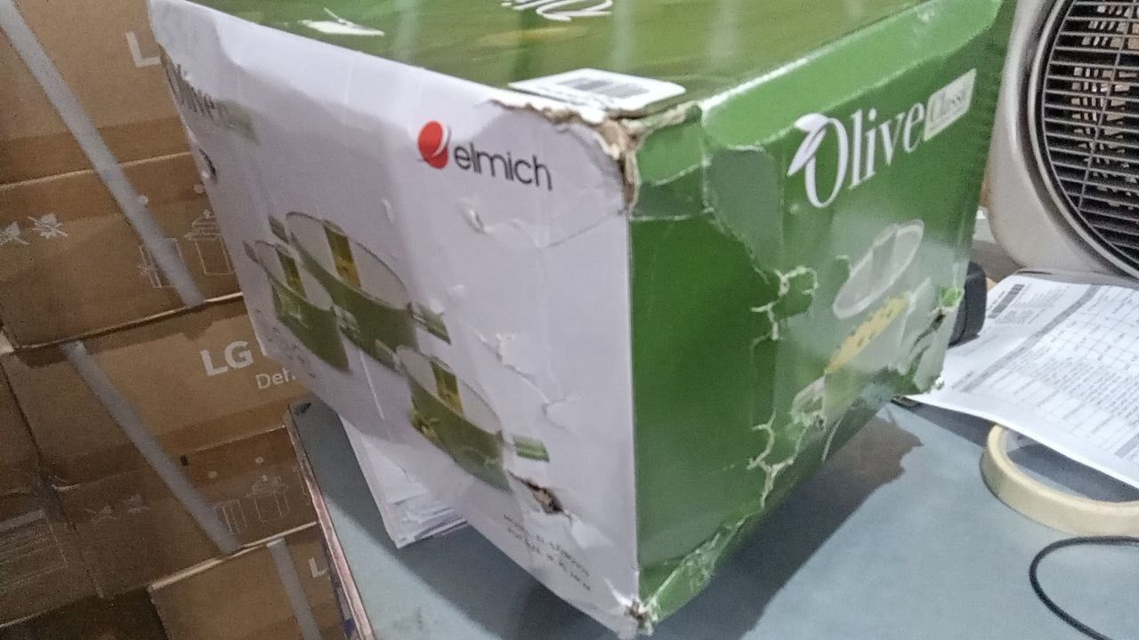 [LIVE] Bộ nồi phủ sứ chống dính Elmich Olive EL-5228OV03 size 18,20,24cm - Hàng chính hãng