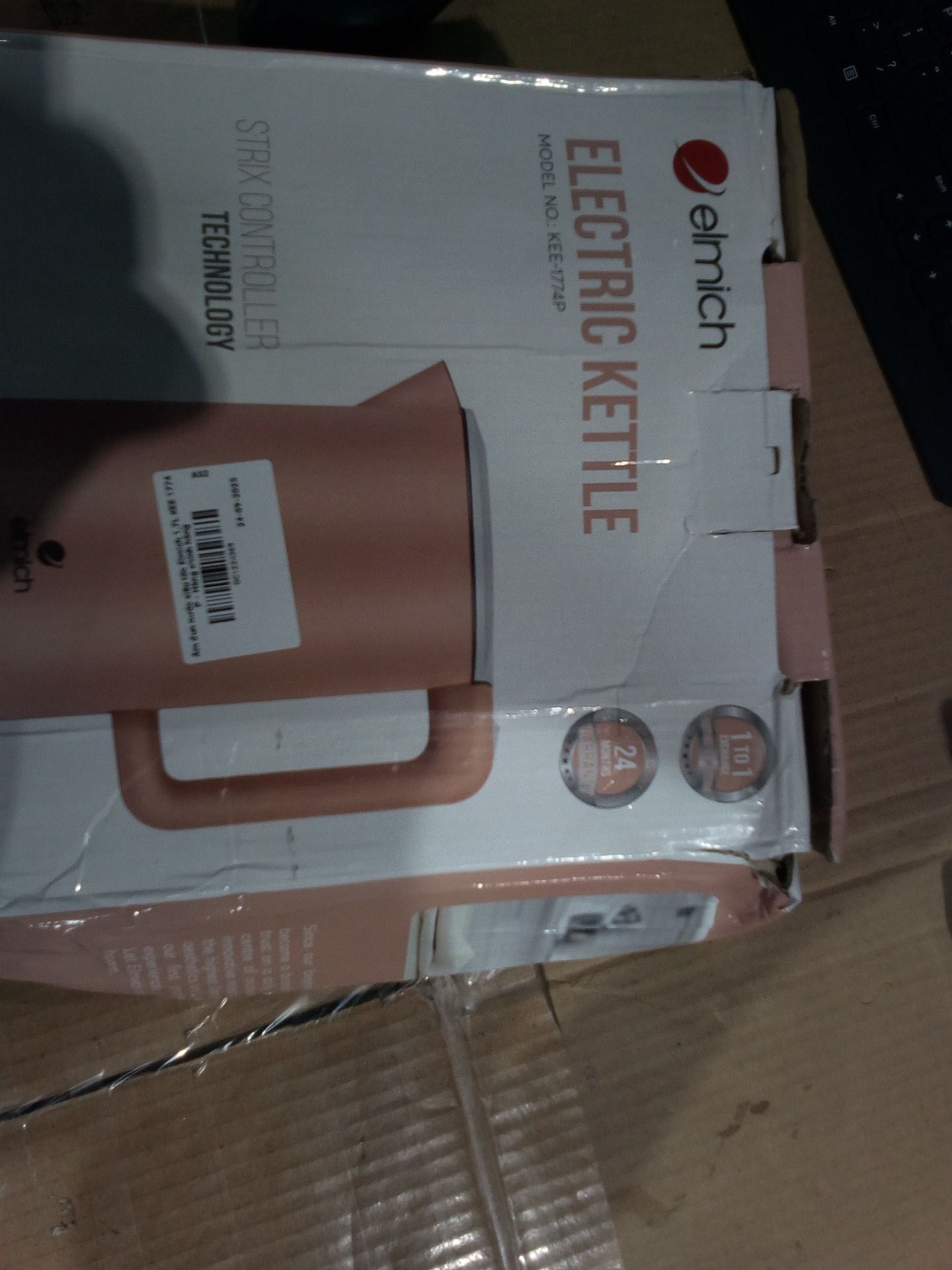 [LIVE] Ấm đun nước siêu tốc Elmich 1,7L KEE 1774P - Hàng chính hãng