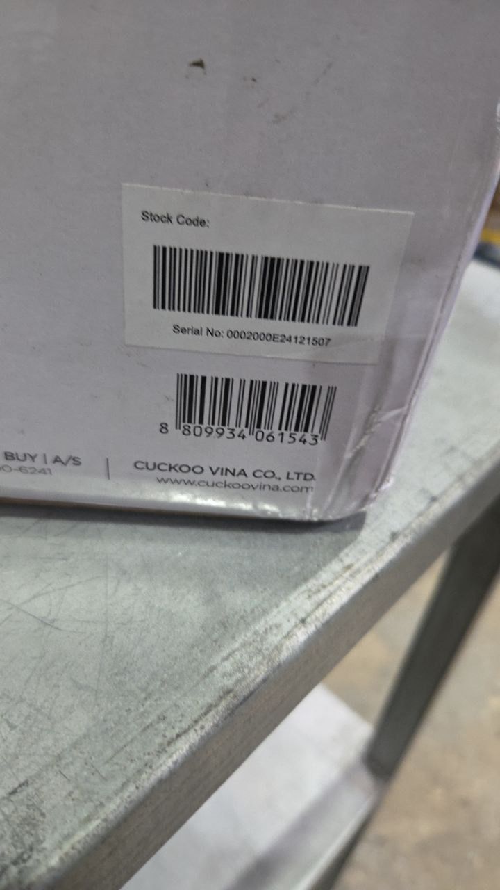 Nồi cơm nắp gài Cuckoo 1.8 lít CR-1095/WHVNCV - Hàng chính hãng