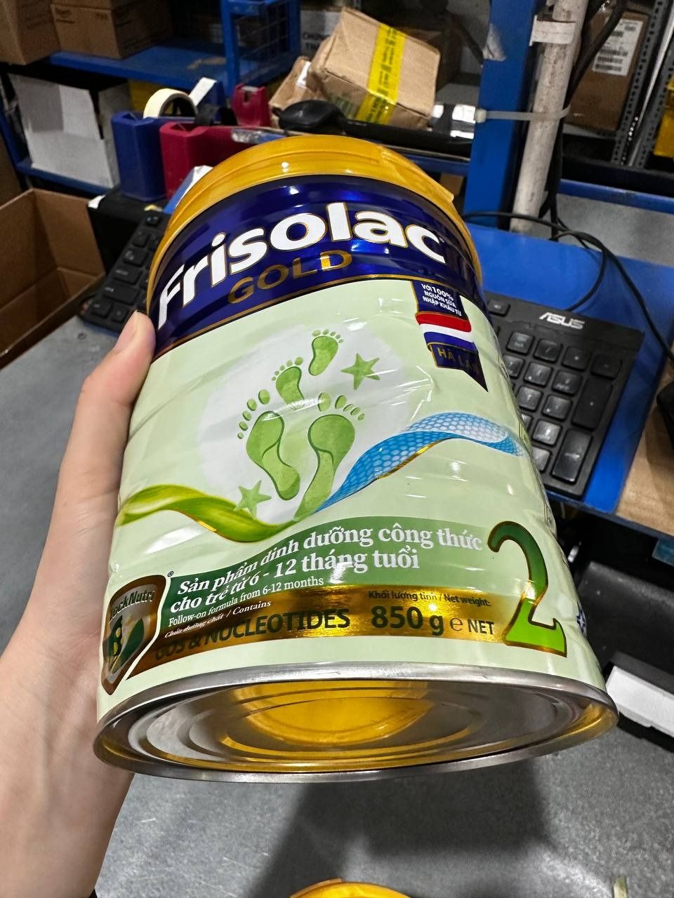 Sữa Bột Frisolac Gold 2 850g Dành Cho Trẻ Từ 6 - 12 Tháng Tuổi