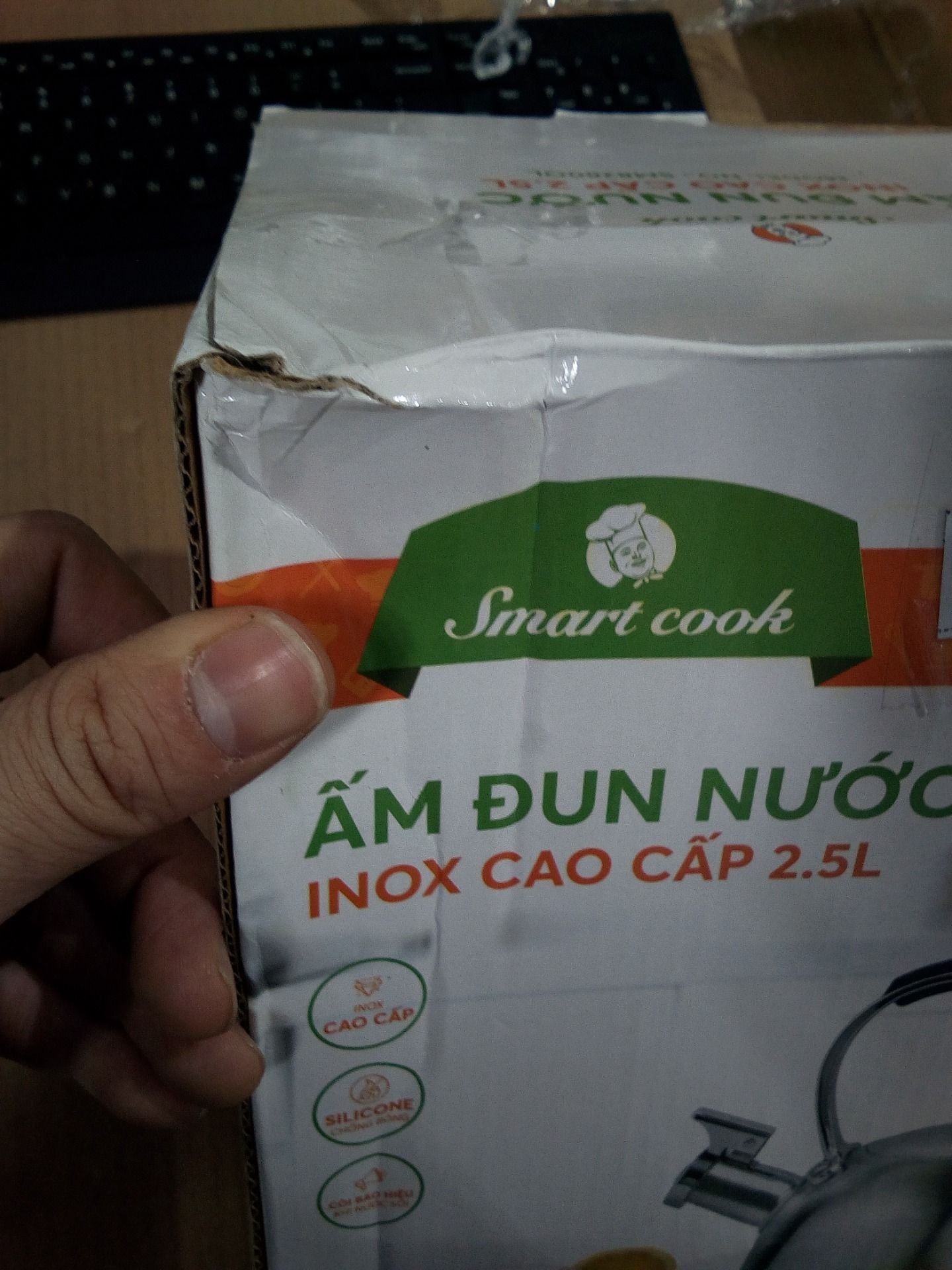 [LIVE] Ấm đun nước inox cao cấp Smartcook 2.5L SM8280OL