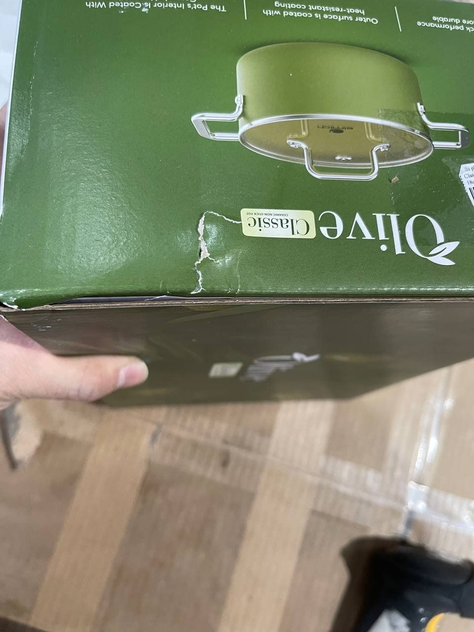 [LIVE] Nồi phủ sứ chống dính Elmich Olive Classic EL-5535OV - Hàng chính hãng - 18cm