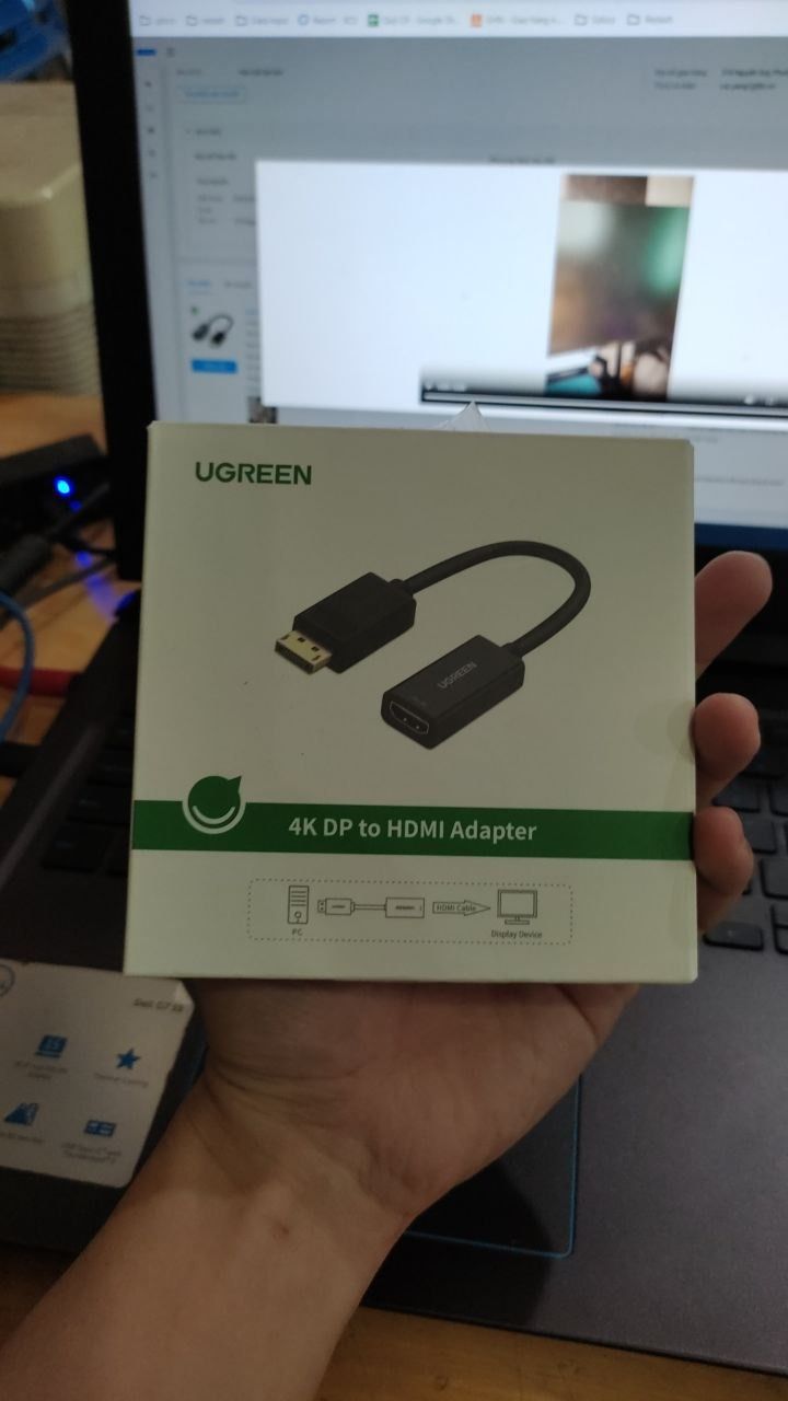 Cáp Chuyển Đổi Displayport To HDMI 4K Ugreen 40363 - Hàng Chính Hãng