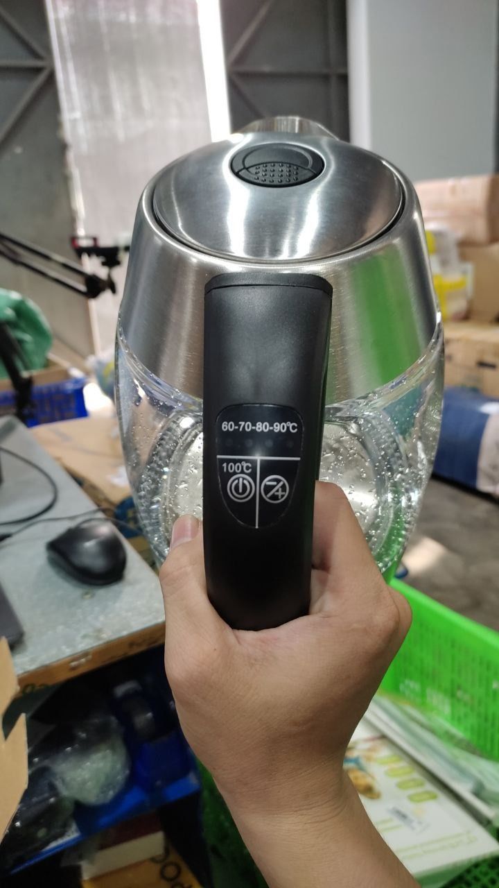 Ấm Điện Thủy Tinh Siêu Tốc Có Điều Chỉnh Nhiệt Độ Lock&Lock EJK341 (1.8L) - Hàng chính hãng