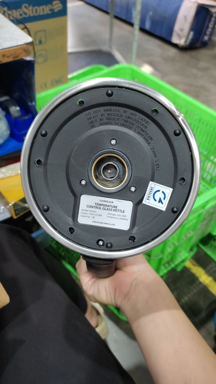 Ấm Điện Thủy Tinh Siêu Tốc Có Điều Chỉnh Nhiệt Độ Lock&Lock EJK341 (1.8L) - Hàng chính hãng