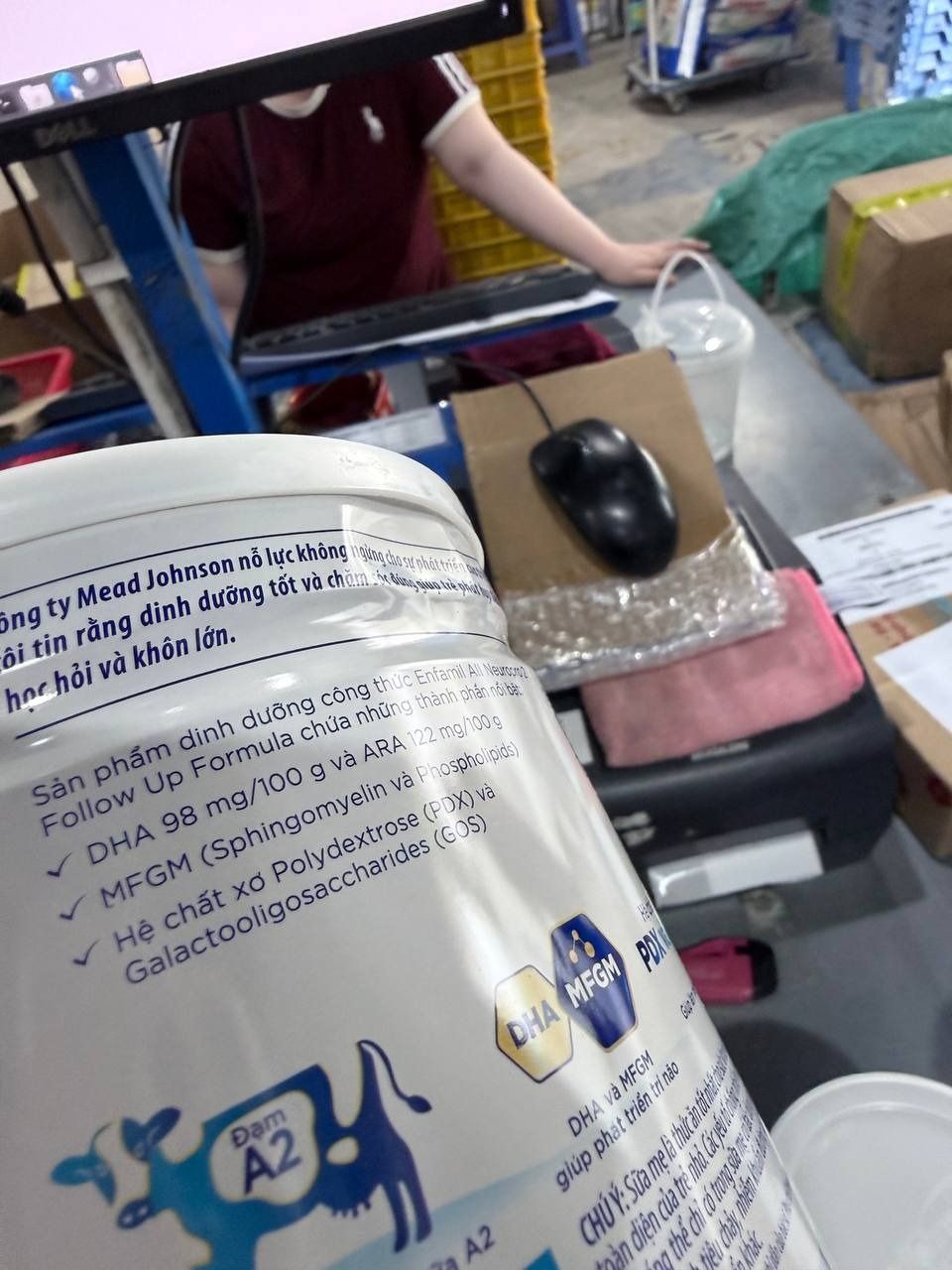 Bộ 6 lon sữa bột Enfamil A2 Neuropro 2 giúp dễ tiêu hóa, hấp thu cho trẻ từ 6-12 tháng tuổi– 800g/lon