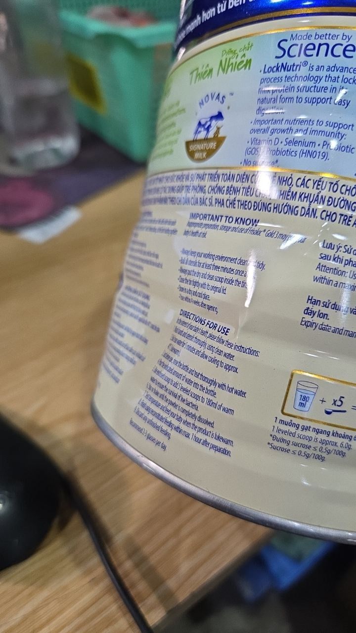 Sữa Bột Frisolac Gold 3 850g (Dành Cho Trẻ Từ 1 - 2 Tuổi)