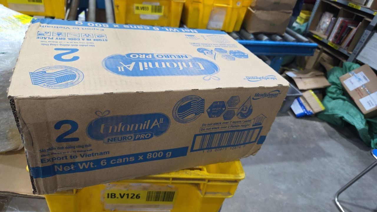 Bộ 6 lon sữa bột Enfamil A2 Neuropro 2 giúp dễ tiêu hóa, hấp thu cho trẻ từ 6-12 tháng tuổi– 800g/lon