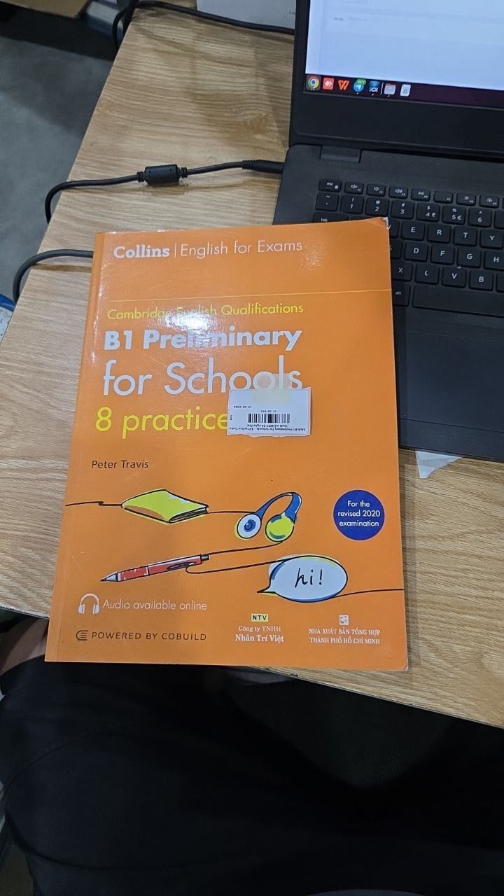 Sách B1 Preliminary for Schools - 8 Practice Tests (Quét mã MP3 để nghe file)