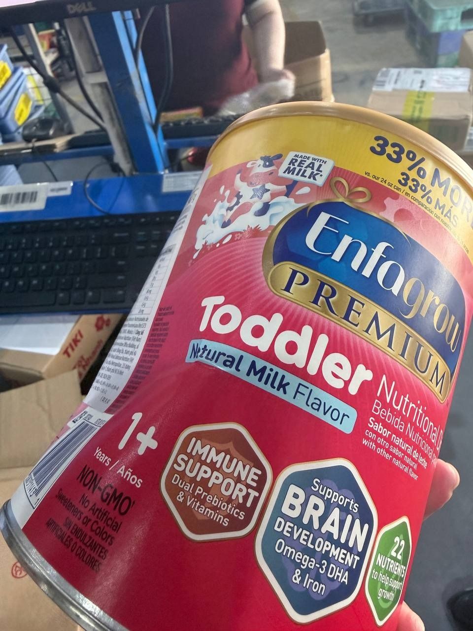 Sữa bột Enfagrow Premium Toddler 907g hỗ trợ phát triển toàn diện cho trẻ từ 1-3 tuổi