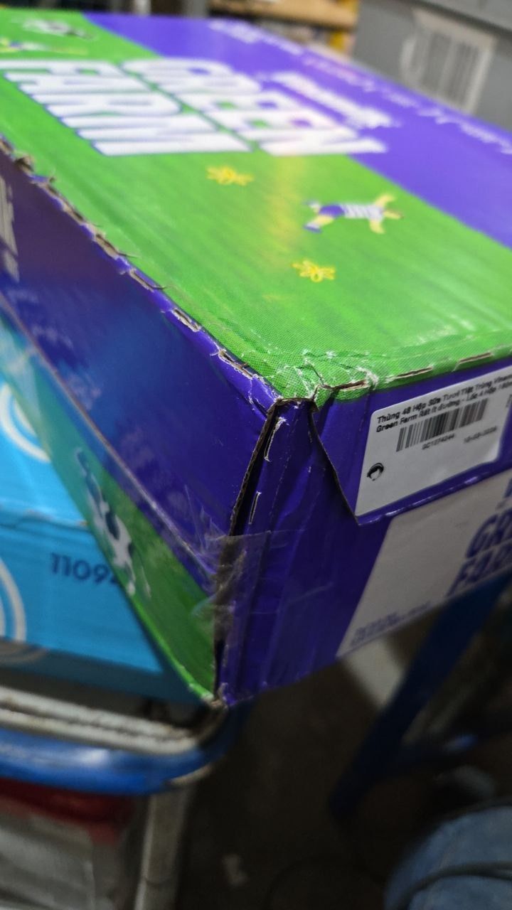 Thùng 48 Hộp Sữa Tươi Tiệt Trùng Vinamilk Green Farm Rất ít đường - Lốc 4 Hộp 180ml