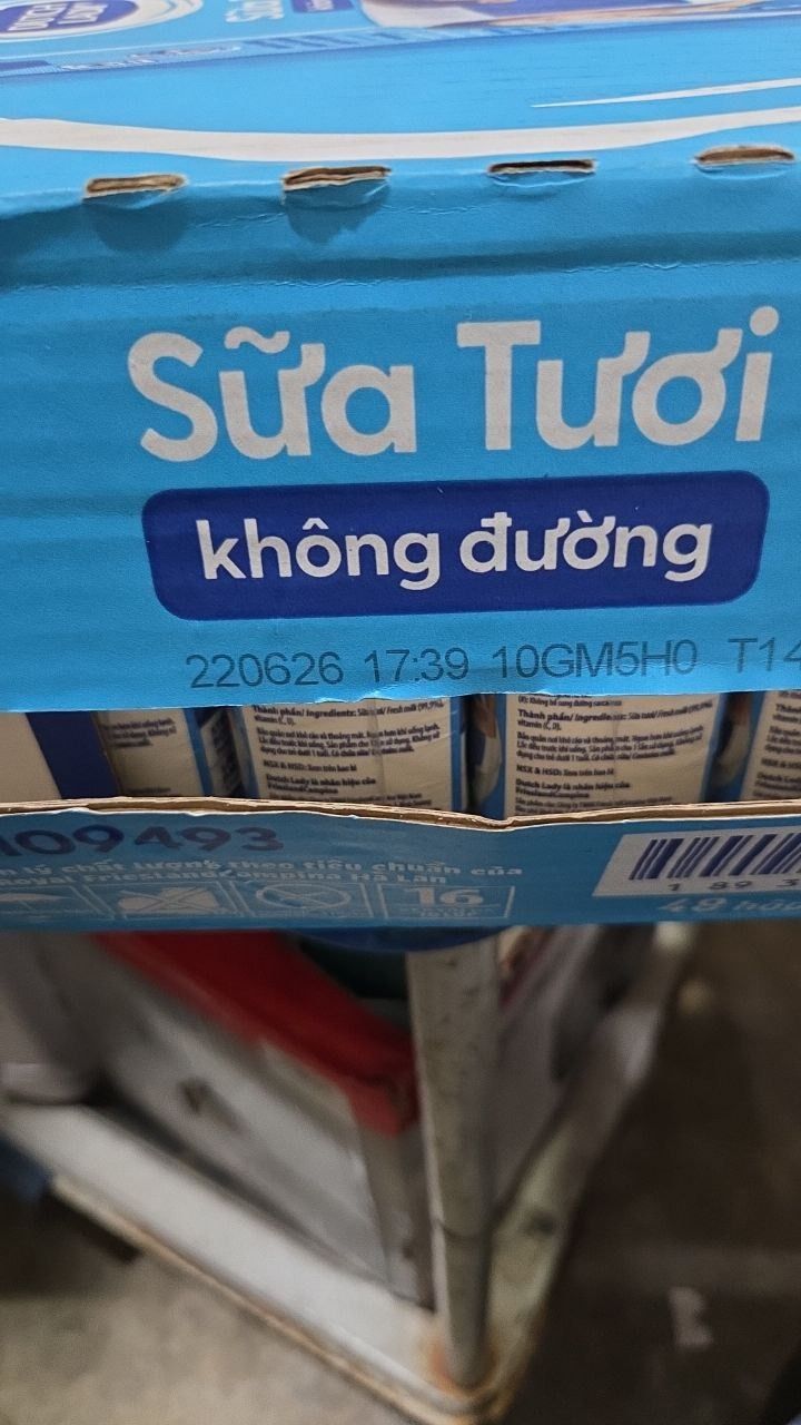 [Mua nhiều giảm thêm] Thùng 48 Hộp Sữa Tươi Tiệt Trùng Dutch Lady Cô Gái Hà Lan Không Đường (48X180ml)