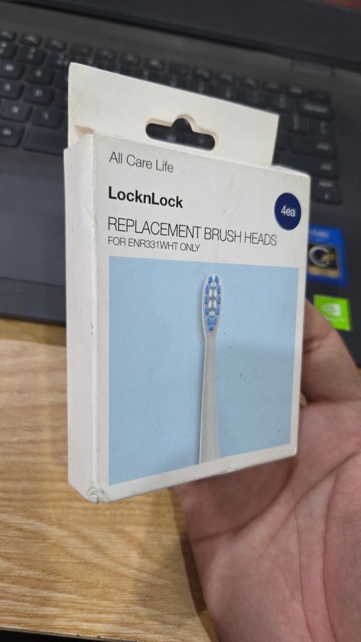 Đầu bàn chải đánh răng LocknLock ENR331WHT_RB -4 pcs  -Màu trắng