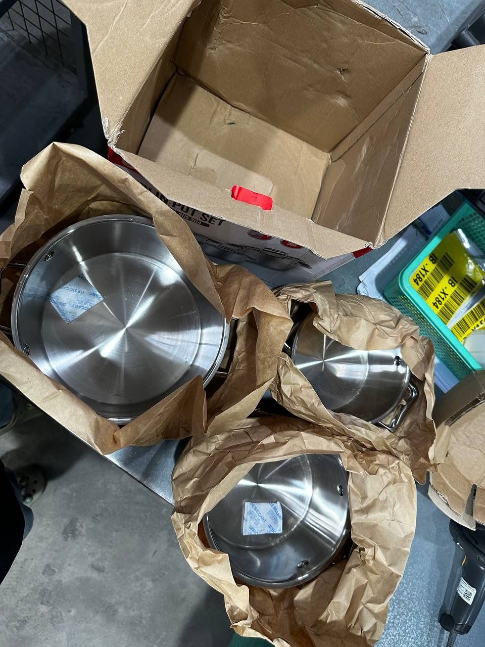 Bộ nồi 5 đáy Inox 304 Elmich Berlin EL 3980 Size 16, 18, 22cm