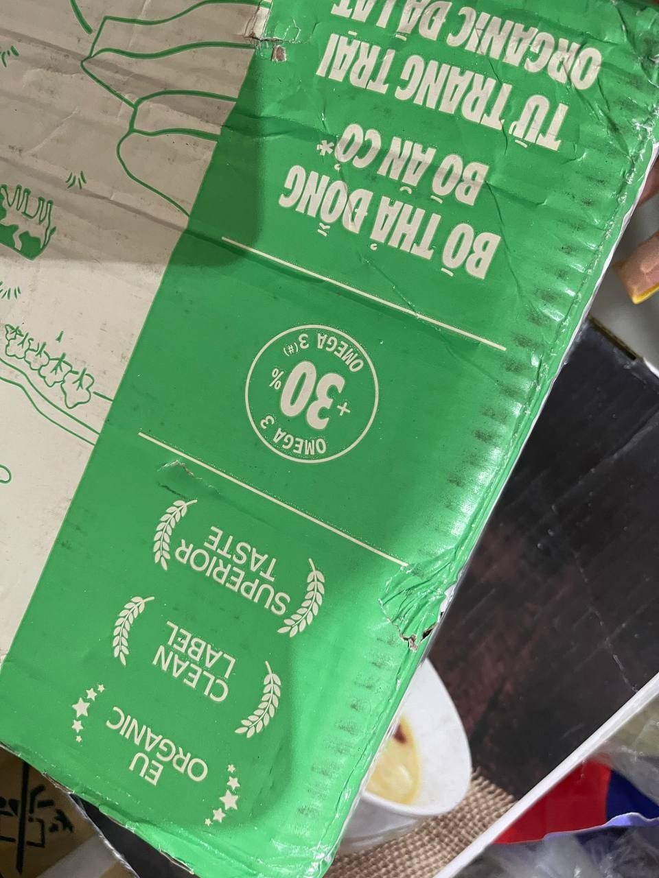 Thùng 48 hộp Sữa Tươi Tiệt Trùng Vinamilk Green Farm Organic 180ml