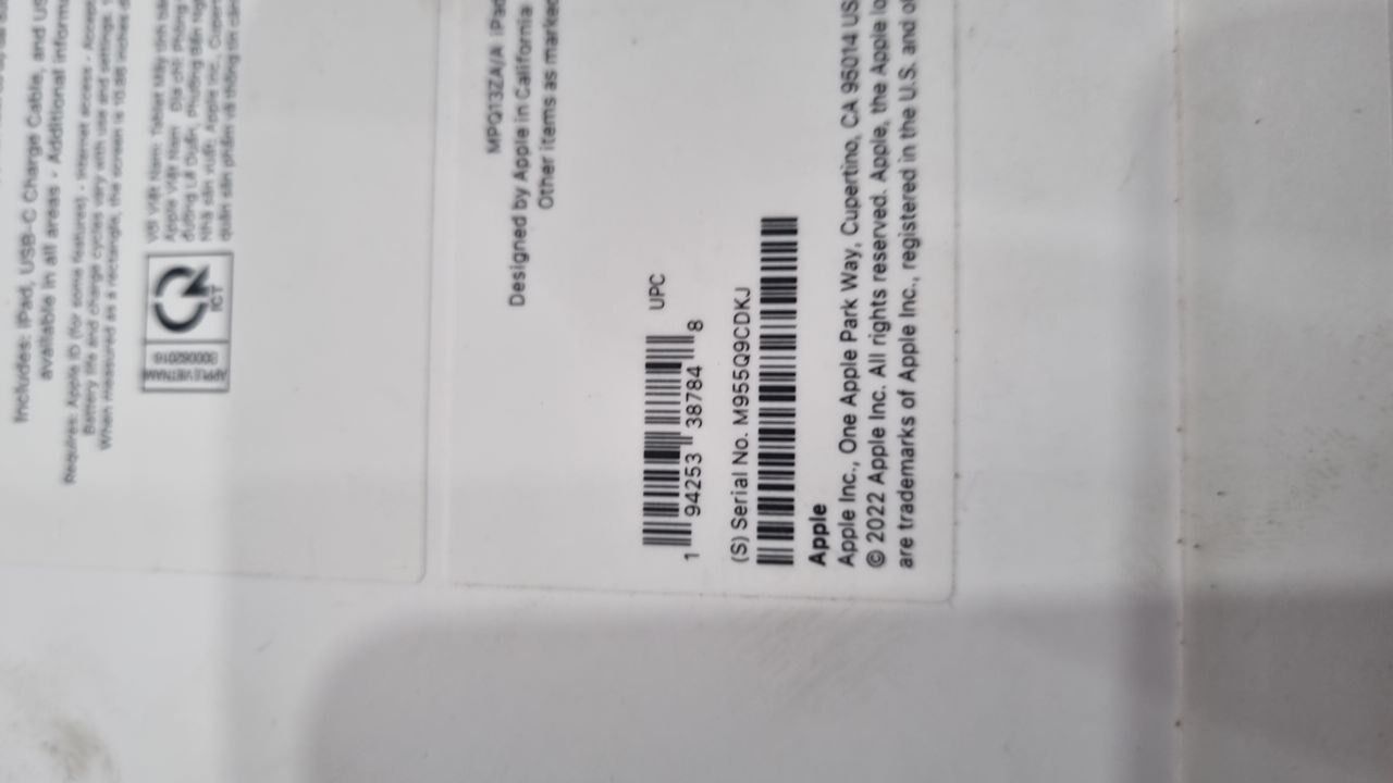 Apple iPad 10.9-inch (10th Gen) Wi-Fi, 2022 - Blue - 64GB