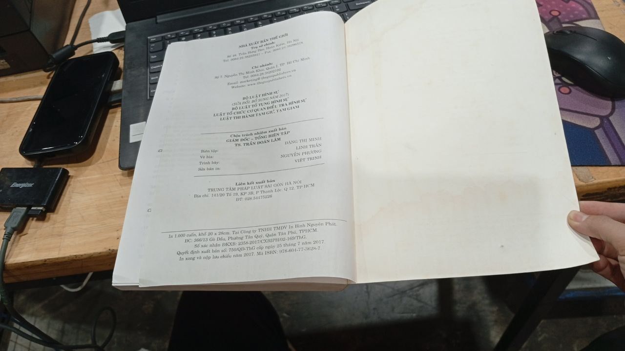 Bộ Luật Hình Sự: Bộ Luật Tố Tụng Hình Sự Luật Tổ Chức Cơ Quan Điều Tra Hình Sự, Luật Thi Hành Tạm Giữ, Tạm Giam