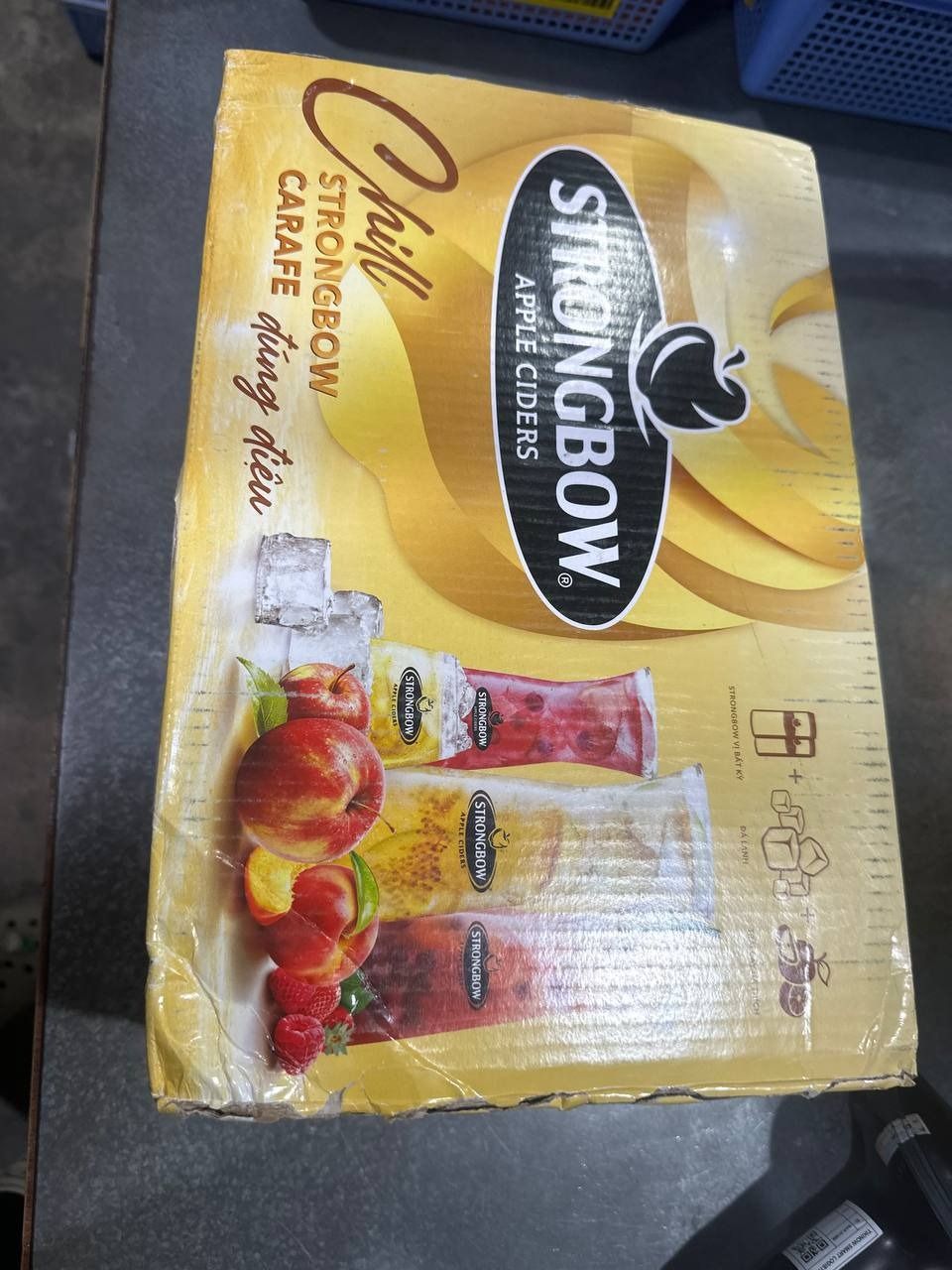 Thùng 24 Lon Nước Táo Lên Men STRONGBOW Mix 3 Vị 320ml/Lon