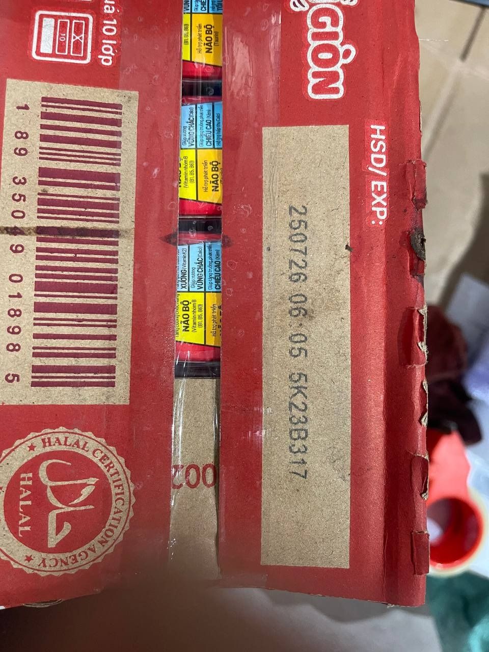 Thùng Sữa Chua Uống Có Thạch Nuvi Vị Dâu 170ml (Hộp 170ml x 48) - Tăng Chiều Cao, Mắt Sáng