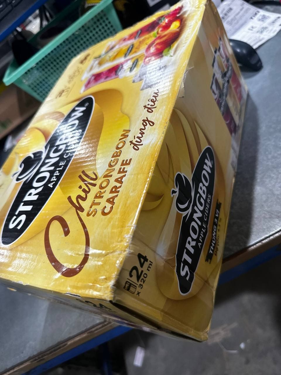 Thùng 24 Lon Nước Táo Lên Men STRONGBOW Mix 3 Vị 320ml/Lon