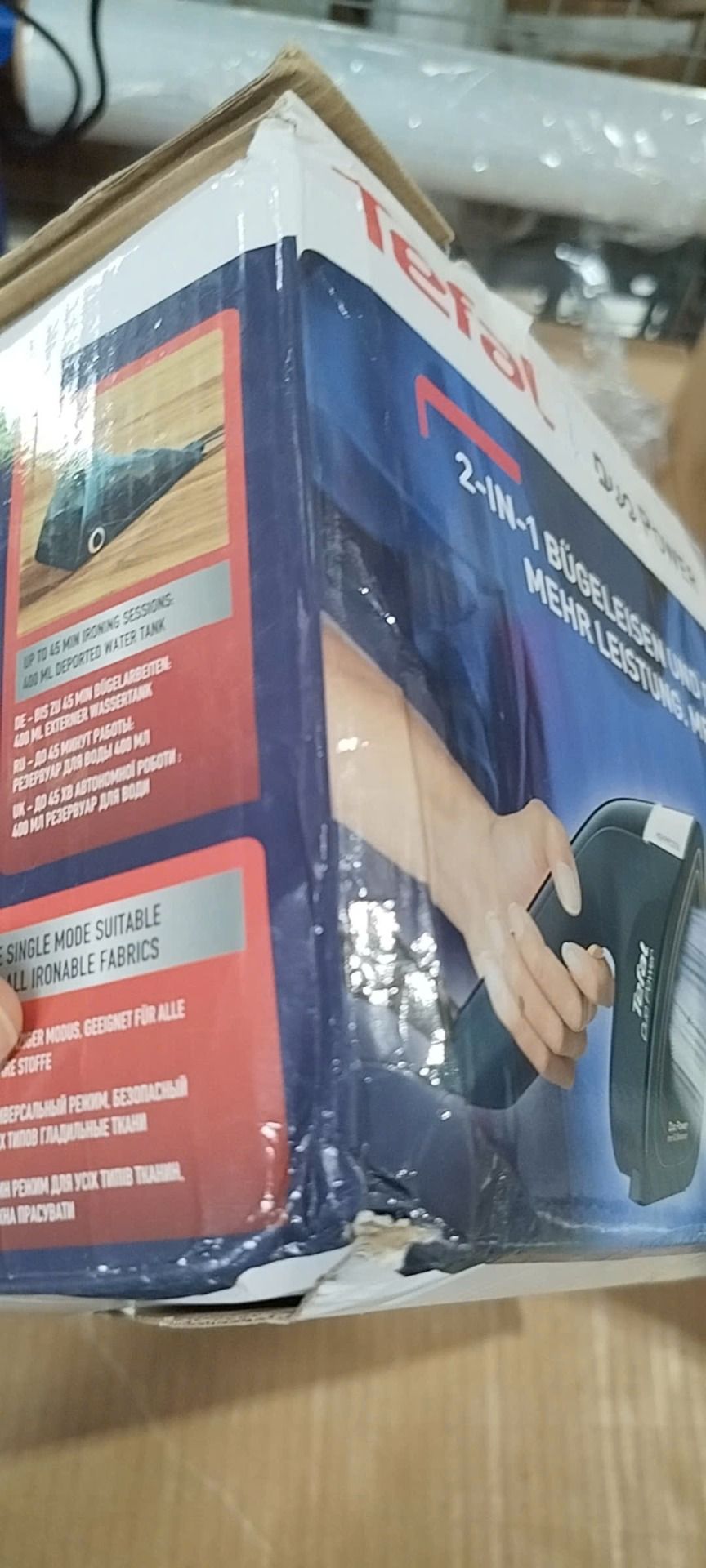 Bàn ủi hơi nước đa năng Tefal 2 trong 1 Duo Power JF4032E0 1850W- Hàng chính hãng