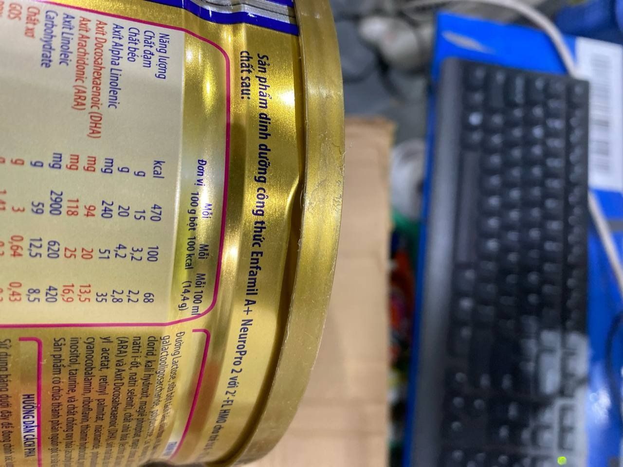 Sữa bột Enfamil A+ Neuropro 2 1.7kg với DHA giúp phát triển não bộ cho trẻ từ 6 –12 tháng tuổi
