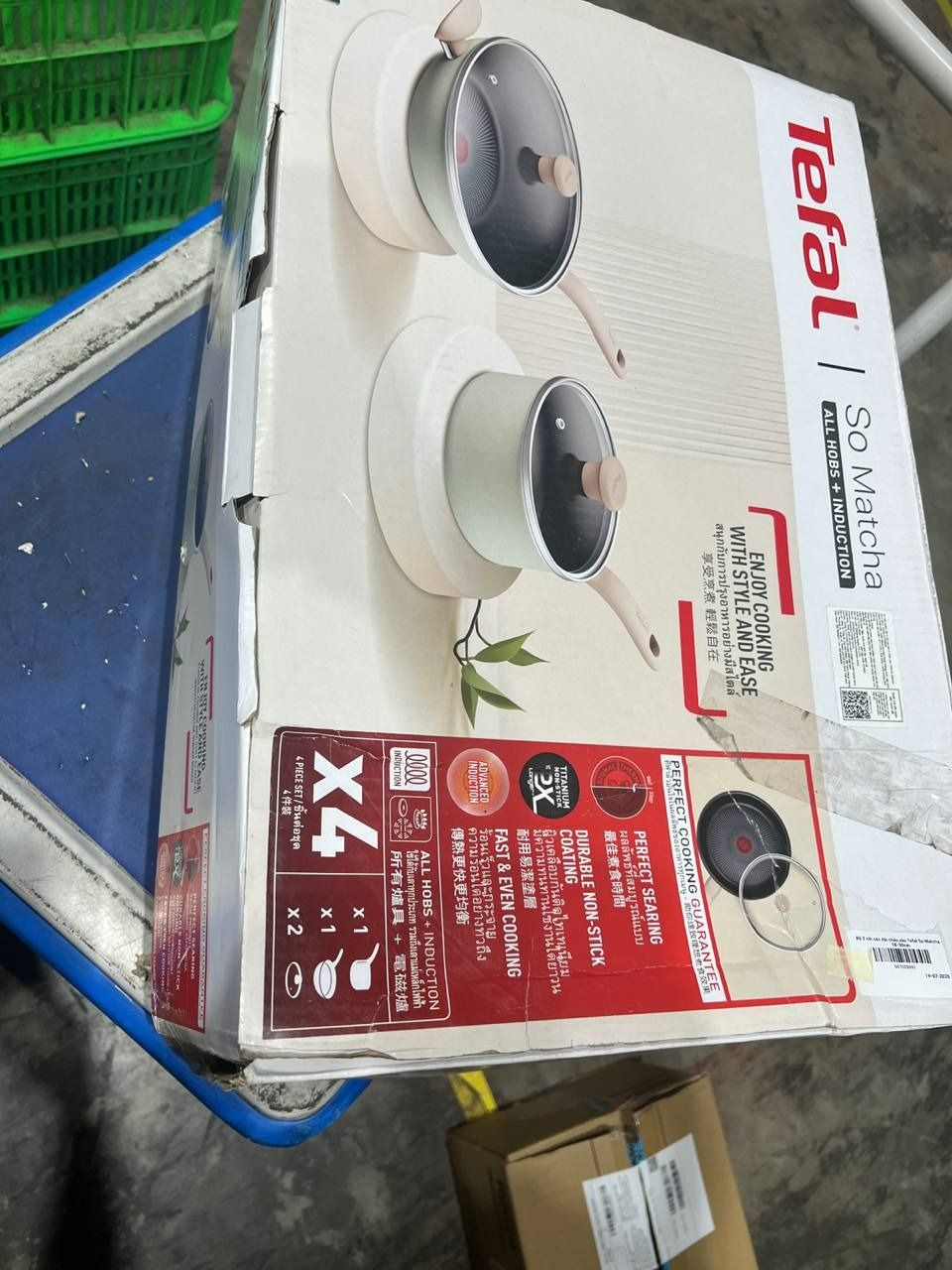 Bộ 2 nồi cán dài   chảo xào Tefal So Matcha - 18-30cm