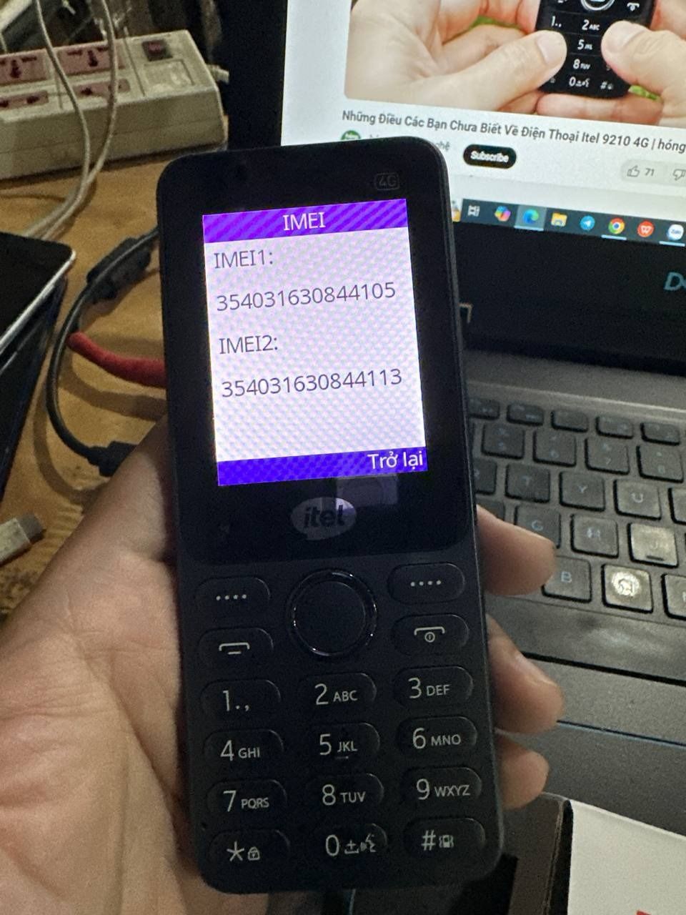 Điện thoại Itel it9211 - Hàng Chính Hãng - Đen