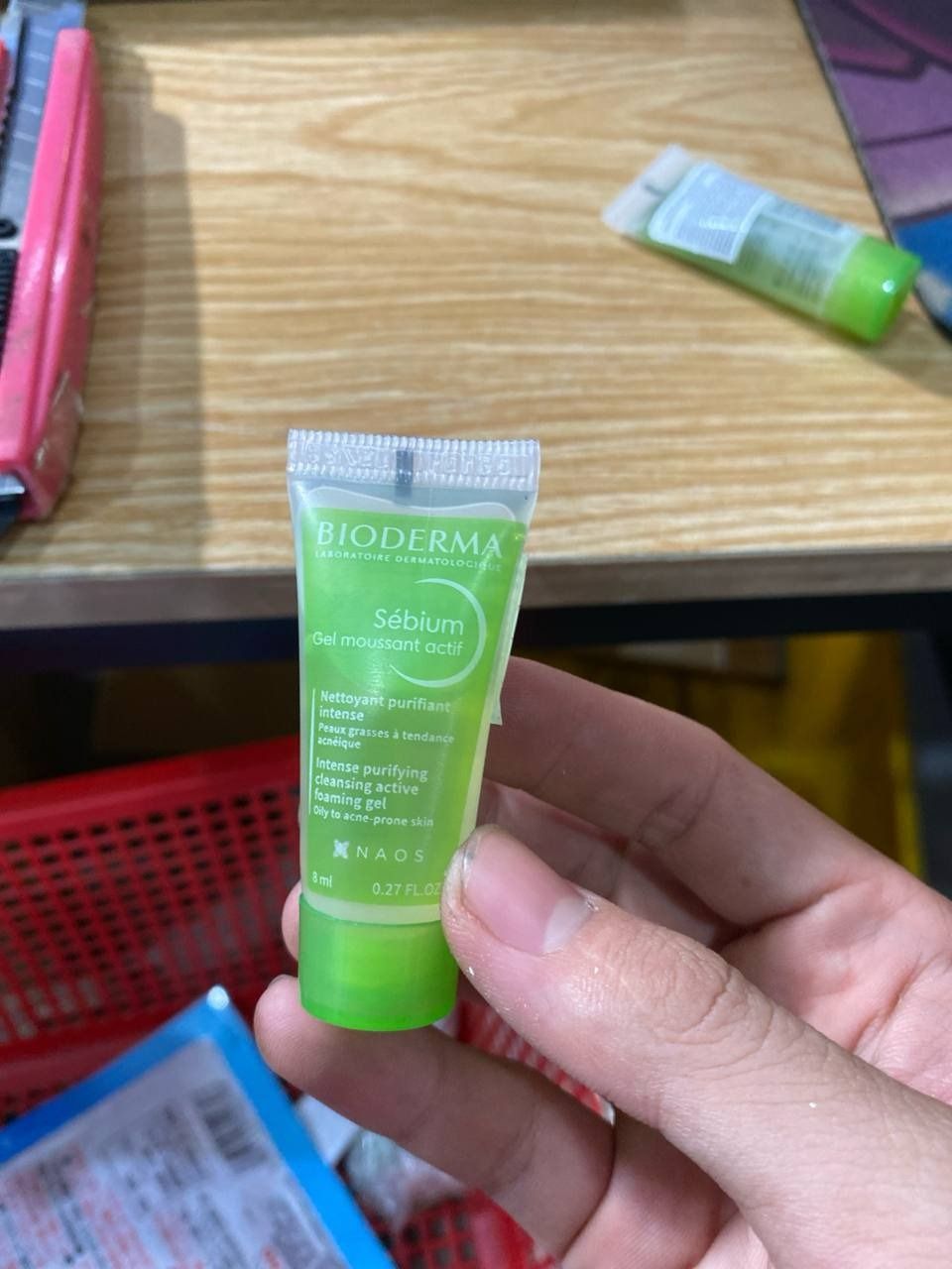 [GIFT] Bộ đôi gel rửa mặt làm sạch sâu và giảm mụn Bioderma Sébium Gel moussant actif - 8ml x2