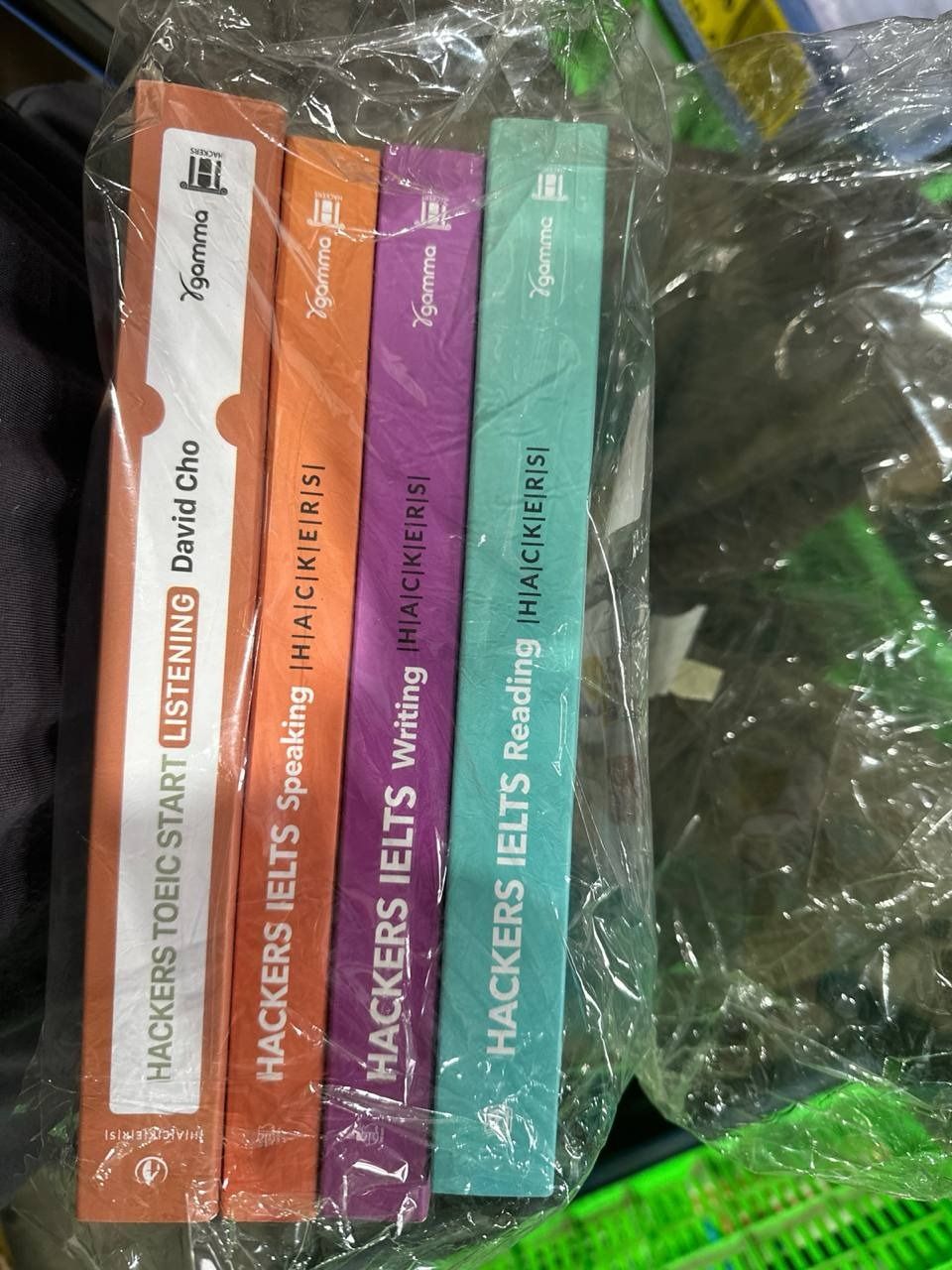 Combo Trọn Bộ 4 Cuốn Hackers IELTS (Listening + Reading + Speaking + Writing)