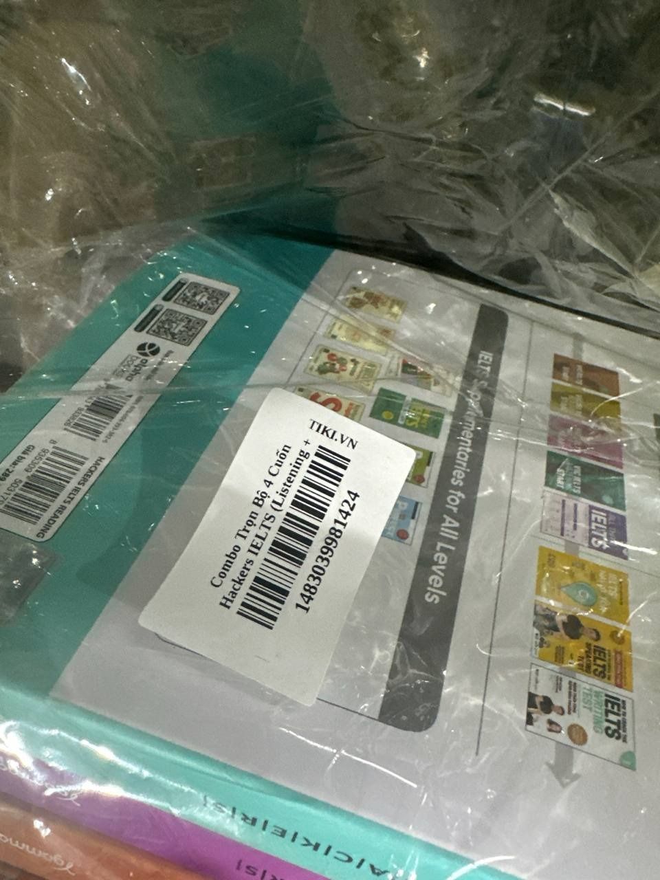 Combo Trọn Bộ 4 Cuốn Hackers IELTS (Listening + Reading + Speaking + Writing)