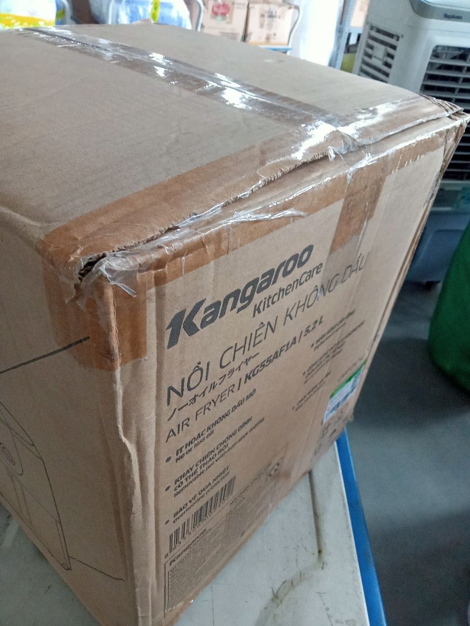 Nồi chiên không dầu điện tử  5.2L Kangaroo KG55AF1A - Hàng chính hãng