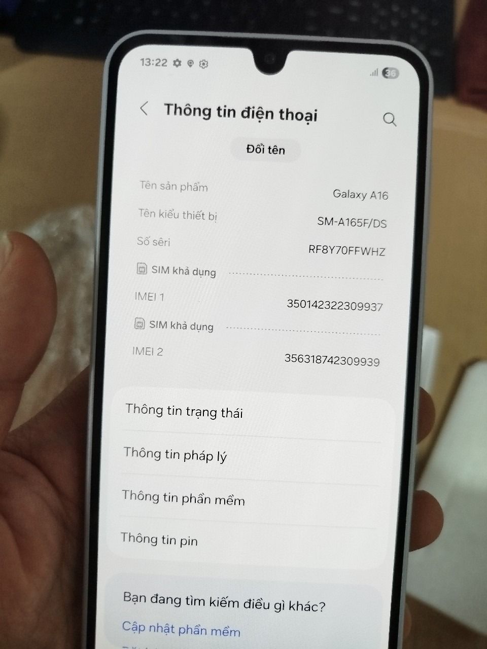 Điện Thoại Samsung Galaxy A16 LTE (4GB/128GB) - Hàng Chính Hãng - Xám Bạc