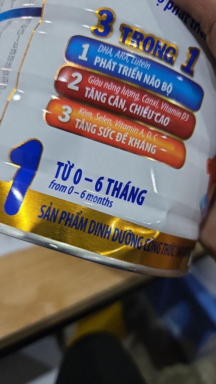 Hộp Sữa bột Vinamilk Dielac Alpha 1 - Hộp thiếc 900g (cho bé từ 0 - 6 tháng tuổi)