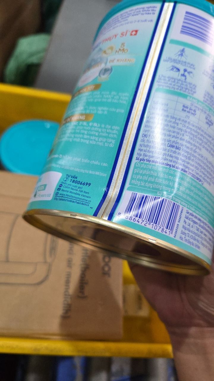 Bộ 3 lon Sữa bột Nestlé NAN OPTIPRO PLUS 4 800g/lon với 5HMO Giúp tiêu hóa tốt + Tăng cường đề kháng (Bé 2-6 tuổi) -Tặng Bình đun siêu tốc Gaabor