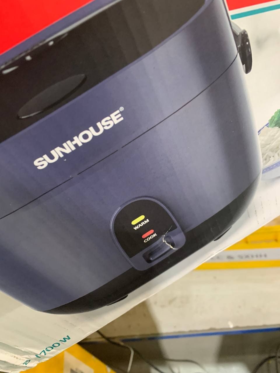 NỒI CƠM ĐIỆN 1.8L SUNHOUSE SHD8611N (700W)- Hàng chính hãng