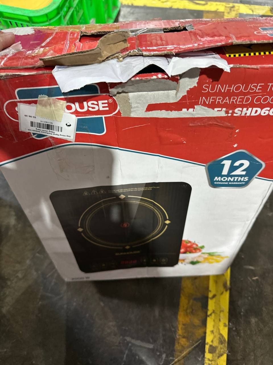 Bếp Hồng Ngoại Sunhouse SHD6014Đ - Đen - Hàng chính hãng