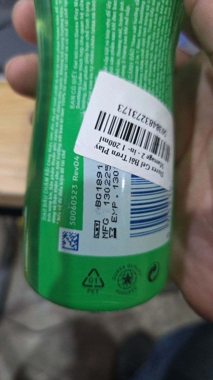 Durex Gel Bôi Trơn Play Massage 2 - in- 1 200ml