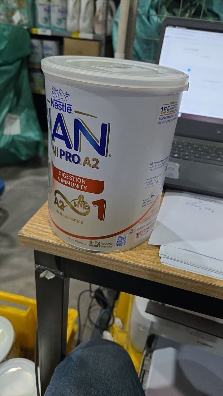 Sữa bột Nestlé NAN INFINIPRO A2 1 với công thức đầu tiên chứa đạm A2, 6HMO & Lợi khuẩn kép nhập khẩu Thụy Sĩ - Hộp 800g cho bé 0 - 12 tháng